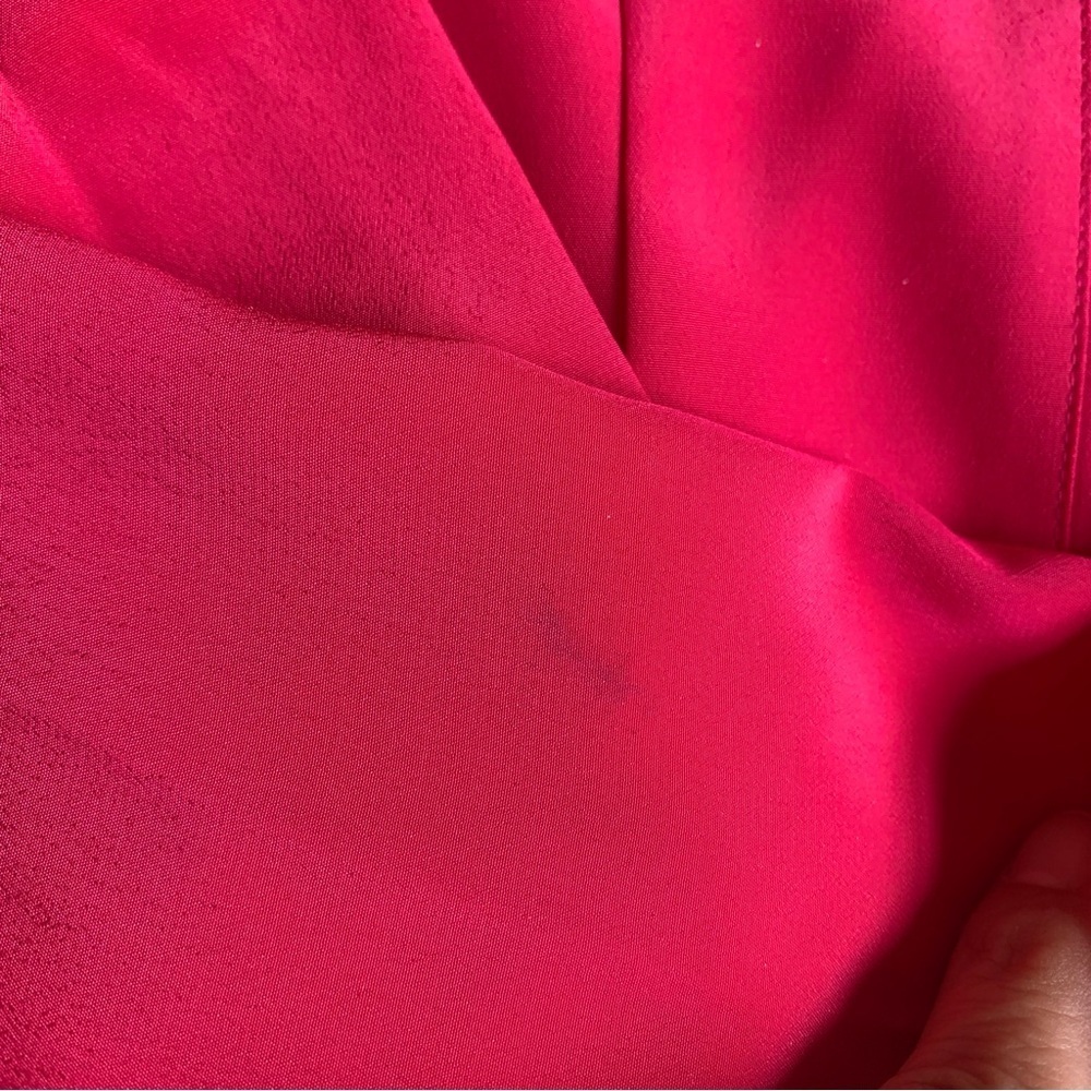 Vintage Christian Dior Full Length Fuschia Robe Size Small - Picture 6 of 6